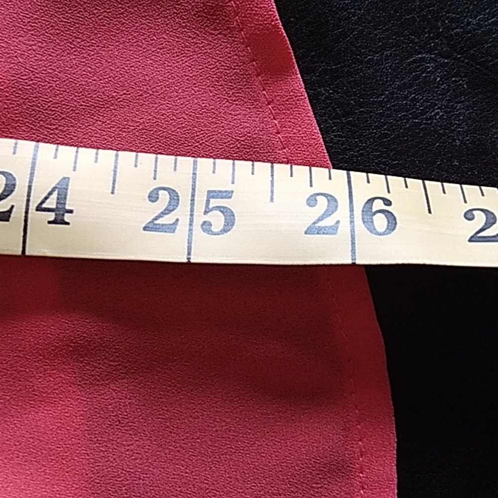 Apt 9 cayenne coral sheer button blouse XLP - Picture 14 of 16